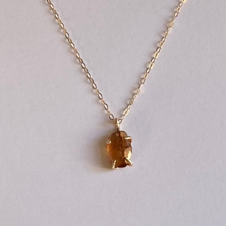 Hessonite Garnet Necklace