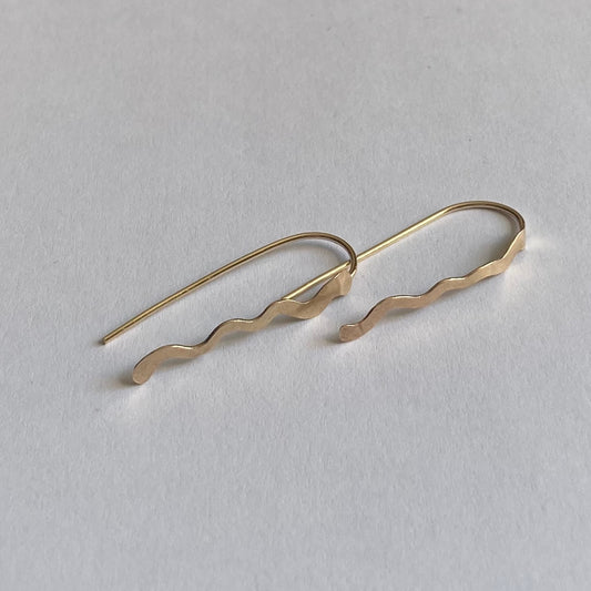 Wave Long Earrings